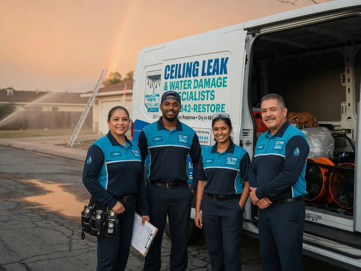 Ceiling Leak Cleanup company in Leggett, TX